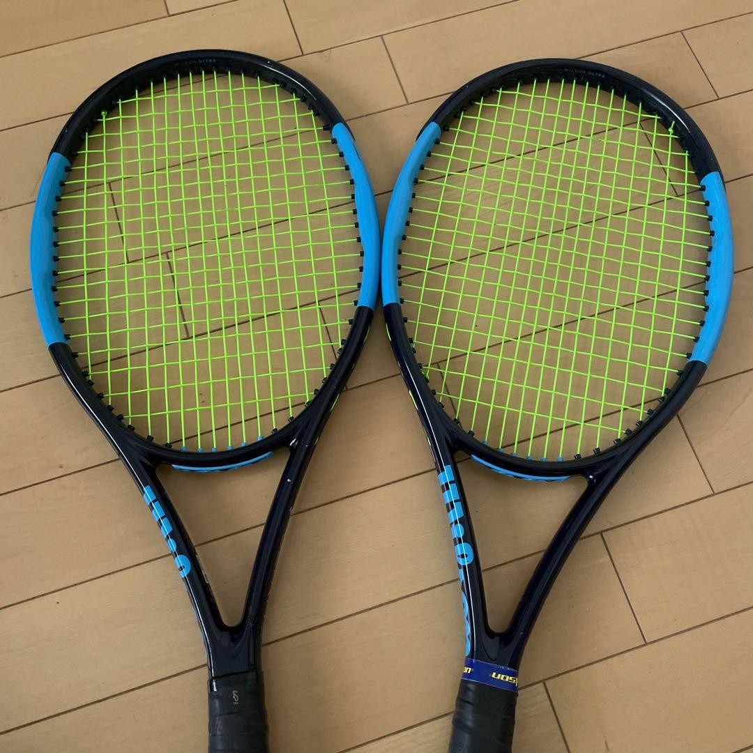 【美品】Wilson Ultra tour 95J G3 Wilson Ultra Tour 95Jp G3 95Cv ​​G2 2 Pieces Nishikori Kei