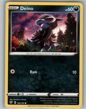 Deino 108/189 Common Darkness Ablaze Pokemon