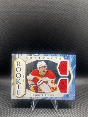 2023-24 Upper Deck Artifacts Horizontal Dual Material Jakob Pelletier #86/399 RC