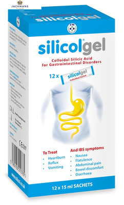 Silicolgel Beutel - Klinisch erprobte Linderung für IBS 12 x 12 x 15 ml, weiß