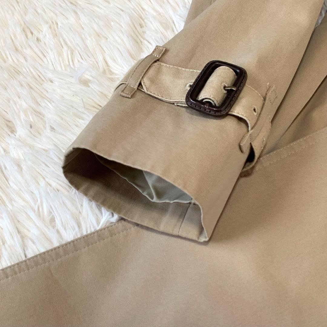 Burberry London Trench Coat Honey Beige With Mega Check Pattern Size 36 Women thumbnail 6