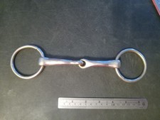 Loose ring snaffle bit 5 in mouth small rings