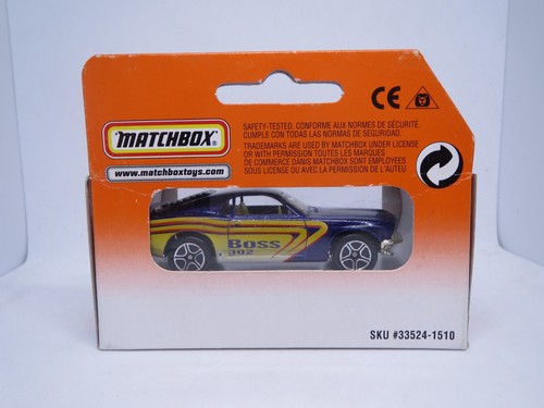 Matchbox '70 Ford Boss Mustang #37 1998 Window Boxed MIB Superfast Vintage MB322 - Picture 5 of 10