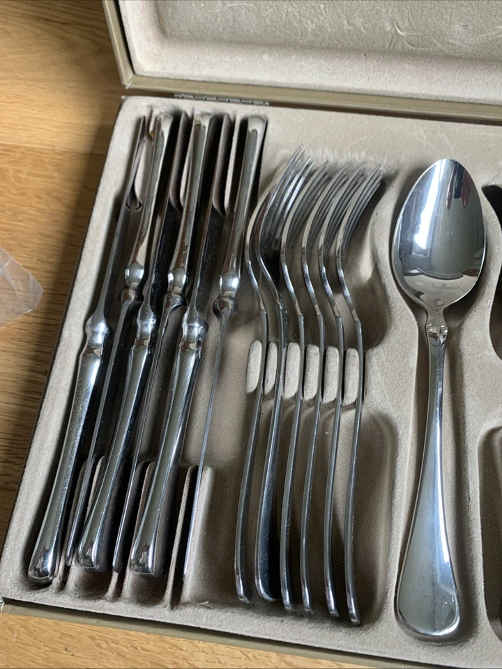 Auerhahn Regent Edelstahl Besteck 6 Personen 30 Teile selten noch zu finden - Bild 3 von 4
