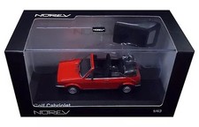 Norev Volkswagen Golf Cabriolet Red 1:43 Scale Model Car 840076 with Roof Piece
