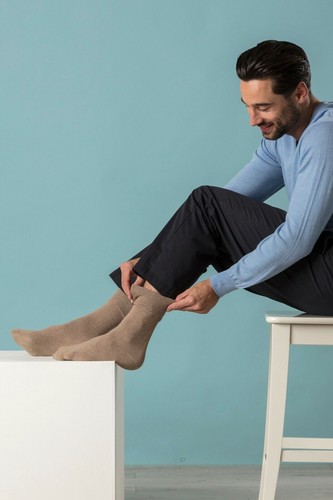 6er-Pack Herrensocken Shop BIGFOOT sanfte Griffsocken Größe 12-14 UK, 46-50 EUR - Bild 4 von 23