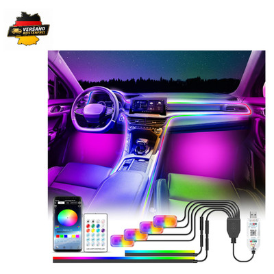 Auto LED Innenbeleuchtung RGB 210 Modi USB Steuerung App Fernbedienung