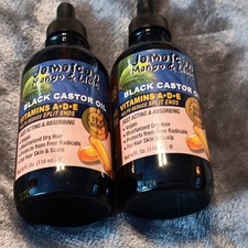 2 Jamaican Mango Lime Black Castor Oil 4 Fl Oz vitamin a, d e B068