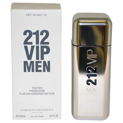 212 VIP by Carolina Herrera for Men - 3.4 oz EDT Spray Tester