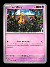 Girafarig 083/167 Common Twilight Masquerade Pokemon Near Mint