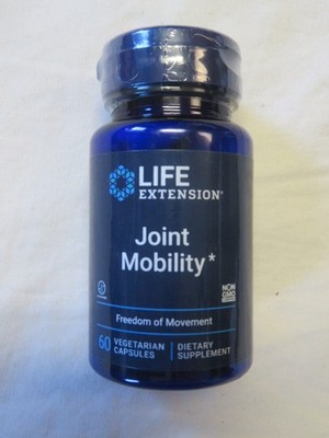 Life Extension Joint Mobility 60 Vegetarian Capsules Freedom of Movement