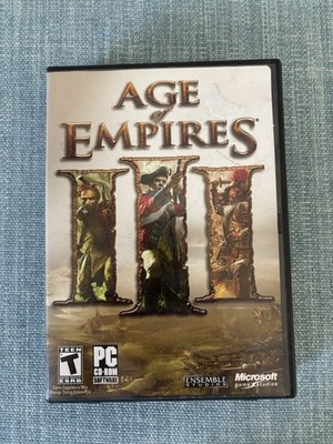 Age of Empires III (PC, 2005) Complete   2 Discs + Manual   Microsoft