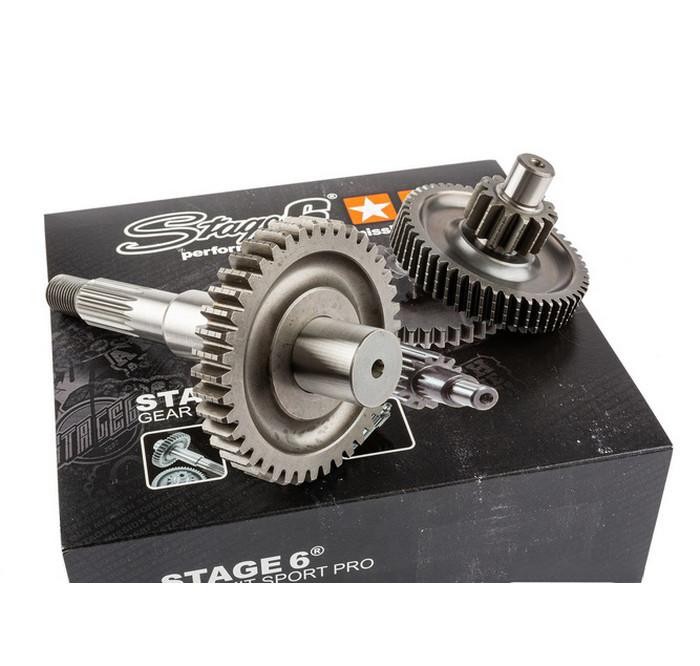 Transmission secondaire Stage6 14/41 pour MBK Nitro et Booster en acier forgé