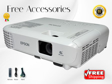 Epson VS260 3LCD Projector 4K Lamp Life Up to 12,000 Hours 3300 Lumens w/Kit   