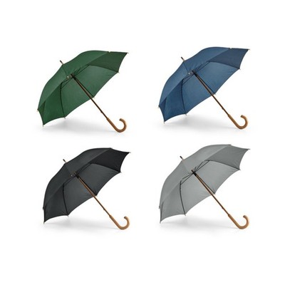 Regenschirm Stockschirm Manuelle Öffnung Holzgriff Holzstock Unisex ø1040 x 885