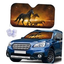 Windshield Sun Shade Sunshade for Car Windshield Front Window Sun Small Horses