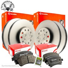 BREMBO Bremsensatz Bremsbelag + Petec Paste vorne hinten passend für NISSAN