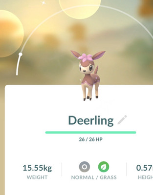 Pokémon Go Shiny Deerling -Winter Form- Trade- Trade Registered Or 30 Days