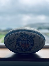 Signed Bath Rugby Premiership Rugby Ball - Ball Has Damage And Cracks