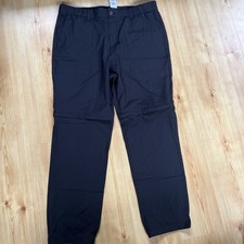 NWT GERRY Convertible Relaxed Fit Pants Men  s Black Size 38 W 32 L