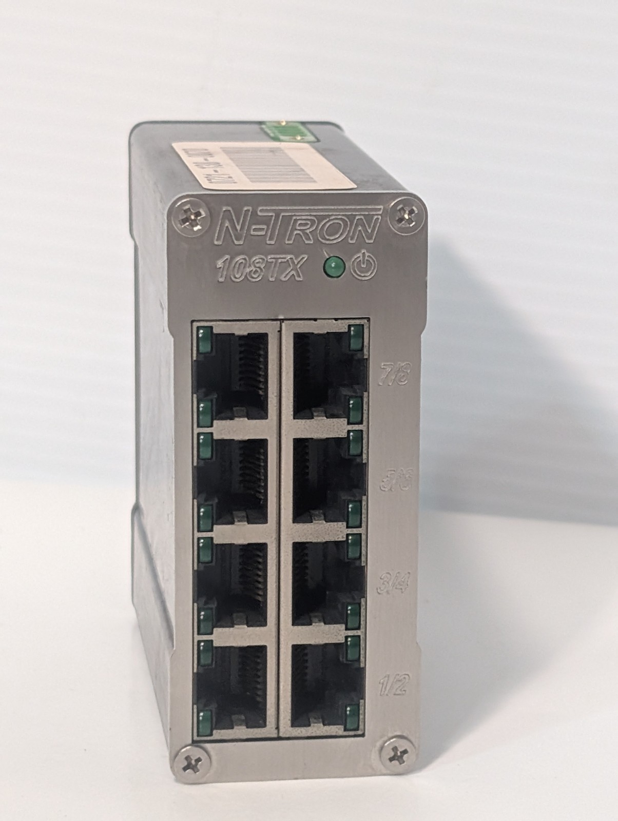 Red Lion Controls N-Tron 108TX 8-Port Industrial Ethernet Switch, 10-30V, 250mA