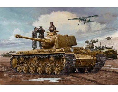 Trumpeter 1/35 Trumpeter German Pz.Kpfm KV-1 756(r) Tank