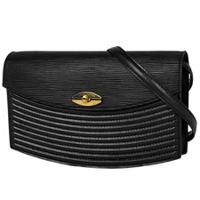 Louis Vuitton Prebleur 2-Way Clutch Bag Epi Noir M52562 #BS1958