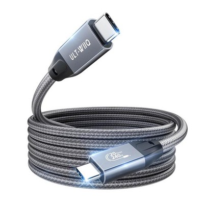16FT USB C to C Cable, 240W Fast Charging, 8K@30Hz/4K@144Hz