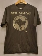 Reprint Neil Young 90s Retro style Black T shirt Unisex Men Women S-5XL