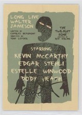2020 The Twilight Zone Archives Gold Foil Signature Long Live Walter Jameson 0ad