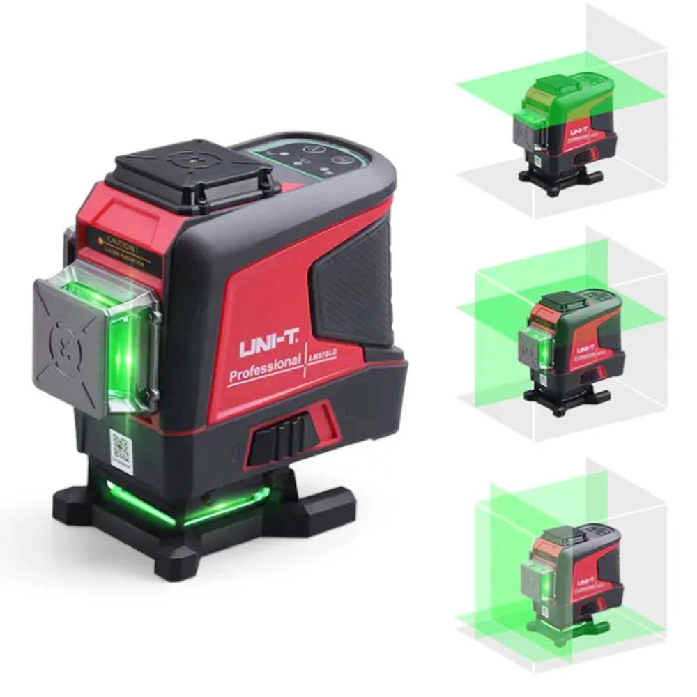 360° 16-Line 3D Green Laser Level with Self-Leveling for Horizontal and Vertical Precision