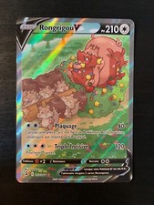 Carte Pokémon Rongrigou V 257/264 EB08 Epée & Bouclier Poing de Fusion FR NEUF