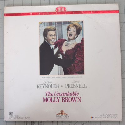 The Unsinkable Molly Brown Laserdisc LD Open Shrink Free Ship