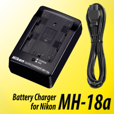 New Genuine Original OEM Nikon MH-18a Quick Charger for EN