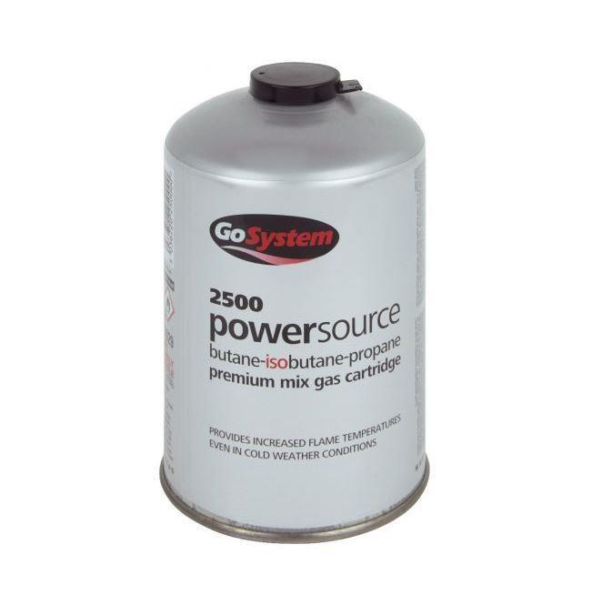 Butane Propane Camping Gas - Threaded Gas Cartridge - GoSystem Powersource 2500