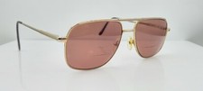 Vintage Silver Dollar Parker Gold Pilot Sunglasses Korea FRAMES ONLY