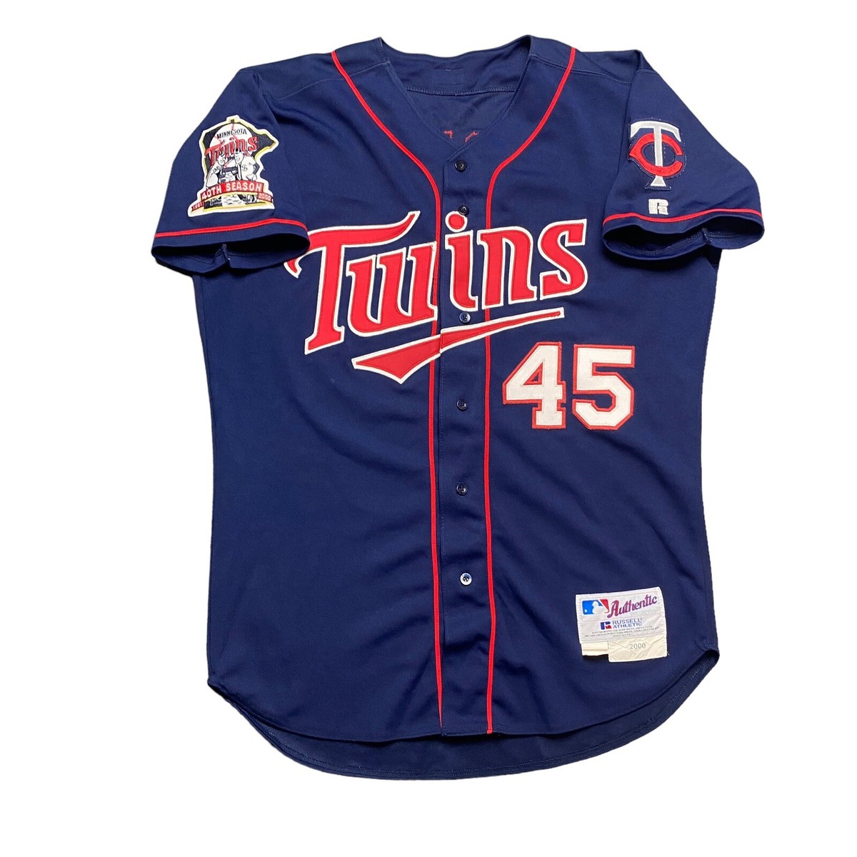 VINTAGE MINNESOTA TWINS MLB RUSSELL ATHLETIC #45 FRIAS GAMER