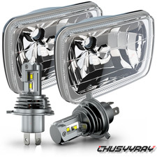 7x6" Square LED Headlights Fit Ford Bronco 1978 1979 1980 1981 1982 1983 1984-86