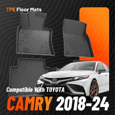 Floor Mats For 2018 - 2024 Toyota Camry FWD Only (L/LE/SE/TRD/XLE/XSE)