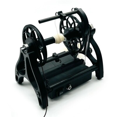 Petit Rouet électrique 12V Pour Laine, Vitesse 800 Tr/min, Alliage Alu Et Fibre Carbone