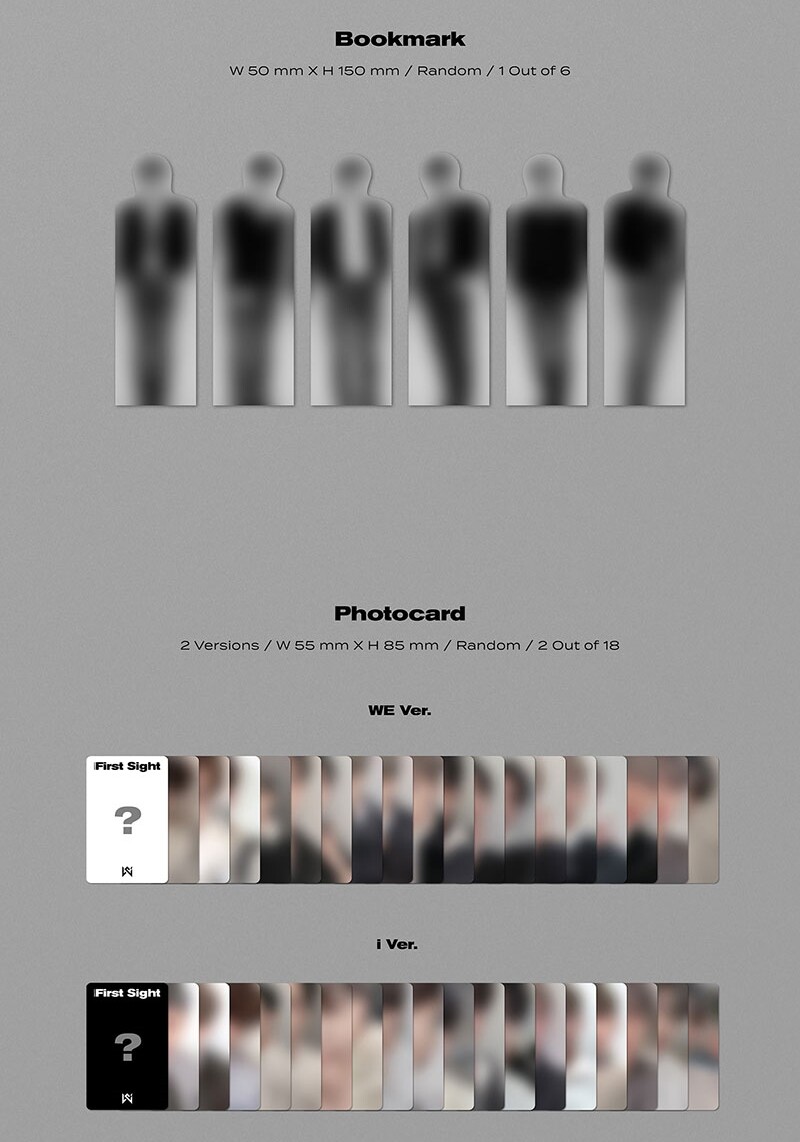 【新品未開封・まとめ売り】IDENTITY：First Sight（10枚） WEi - 1st Mini Album [IDENTITY: First Sight] 1P Photo Card