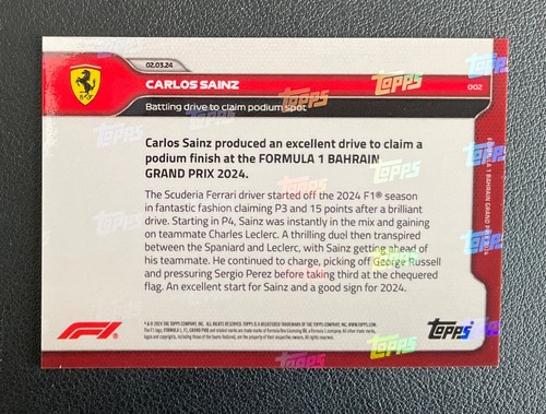 *PICK YOUR CARD* 2024 Topps Now Formula 1 F1 Base Set (UPDATED Jan 22, 2025) - 第 14/172 張圖片