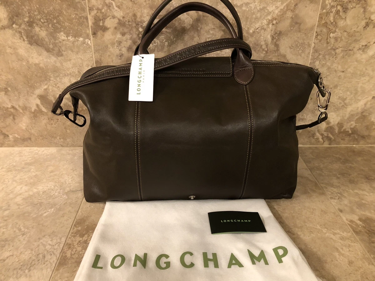 Longchamp Brown Leather Le Pliage Cuir Tote Longchamp