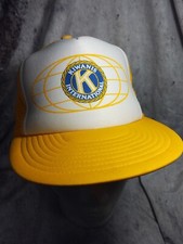 Vintage Kiwanis Hat Cap Snapback Kiwanis International Trucker