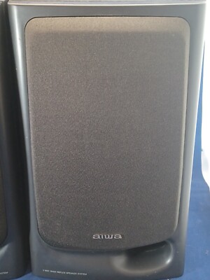 Pair of Aiwa Speaker System 3 Way Bass Reflex SX-N320 40W - Tested
