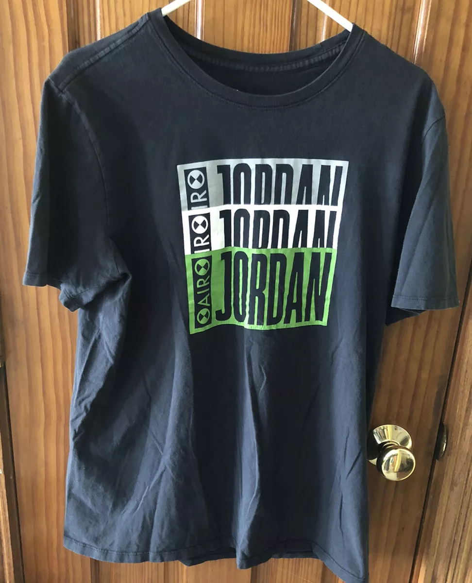 Men s Air Jordan 3 Tinker Shoe T Shirt HO180818VKT Black Size Large