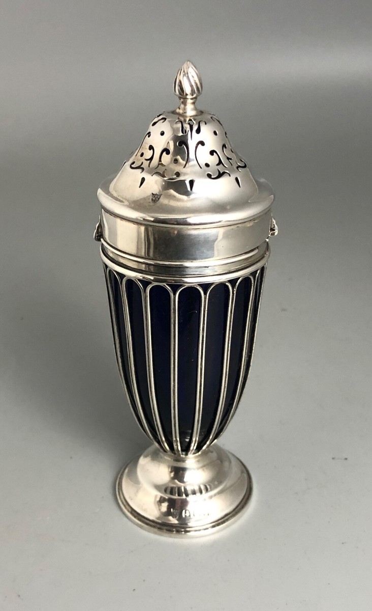 シュガーです Art Deco Silver Sugar Shaker JB Birmingham 1927 ALZX | eBay