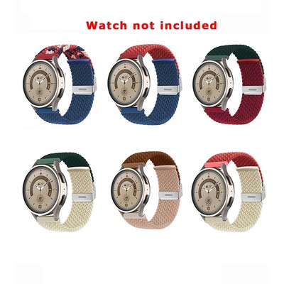 Wear-Resisting Braided Stretchy Nylon Watch Band for Huawei Watch GT4 Pro 22mm