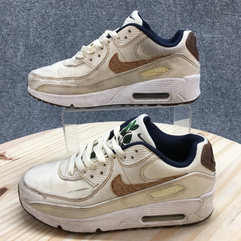 Nike Zapatilla Juvenil 4.5Y Crema Air Max 90 Corcho Coco Leche Con Cordones DC7774 Foto 4 de 4