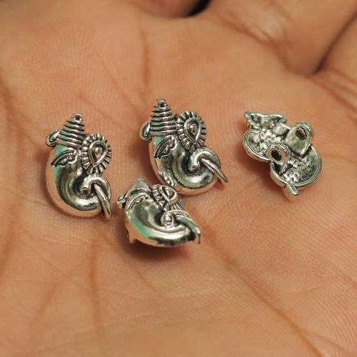 Conectores Ganesha de plata alemana de 15x9 mm - Imagen 8 de 8